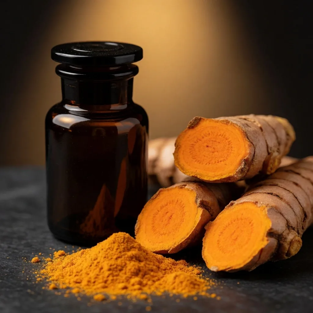 Turmeric Curcumin Extract supplement bottle